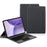 For Oppo Pad 6 Leather Case + Touchpad Bluetooth-Compatible Keyboard (without Backlit) - Black - 1