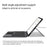 For Oppo Pad 6 Leather Case + Touchpad Bluetooth-Compatible Keyboard (without Backlit) - Black - 6