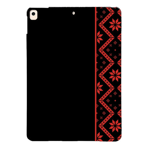 Tablet Case For iPad 10.2 (2021) / (2020) / (2019) Pattern Printing Soft TPU Cover - Red Ethnic Pattern - 1