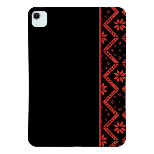 Tablet Case for iPad Air 11 (2026) / (2025) / (2024) / Air (2022) / (2020) Pattern Printing Soft TPU Cover - Red Ethnic Pattern - 1