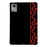 For Lenovo Idea Tab  /  Tab K11 Gen 2 Case Pattern Printing Soft TPU Tablet Cover - Red Ethnic Pattern - 1
