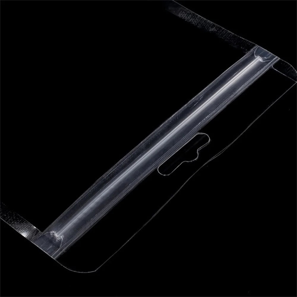 100Pcs 23 x 13.5cm Clear Self Sealing Bags Packaging Bags with Hang Hole for Phone Case - 2