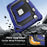 For iPad (2025) / iPad 10.9 (2022) Case Shockproof PC + TPU + Silicone Protective Cover with Shoulder Strap / Pen Holder - Navy Blue+Black - 4