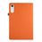For Lenovo Idea Tab Pro Gen 2 Case Foldable Stand Leather Tablet Cover with Handheld Wristband - Orange - 7