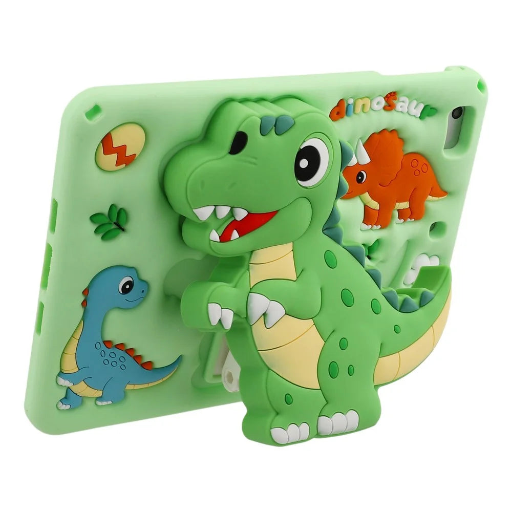 Dinosaur Tablet Case for iPad mini (2019) 7.9 inch / mini 4 / 3 / 2 / Mini , Retractable Kickstand Silicone Cover with Shoulder Strap - 4