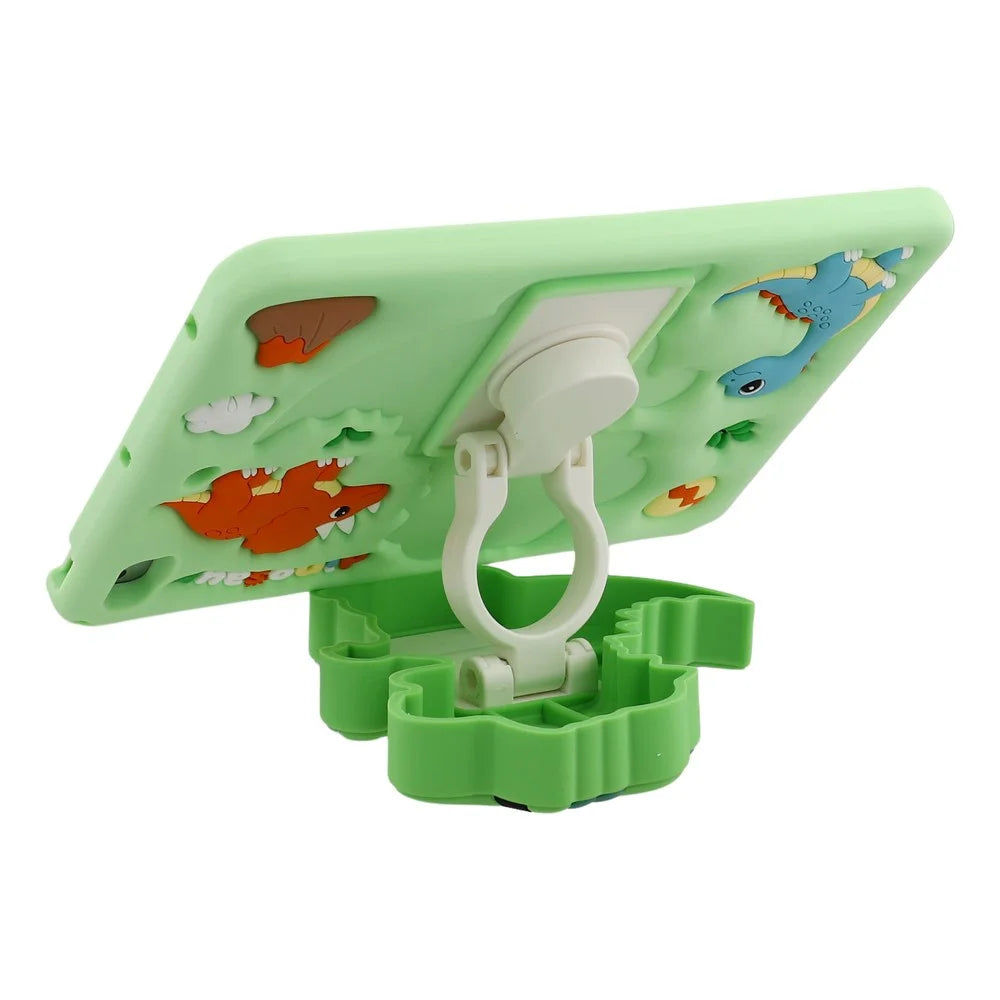 Dinosaur Tablet Case for iPad mini (2019) 7.9 inch / mini 4 / 3 / 2 / Mini , Retractable Kickstand Silicone Cover with Shoulder Strap - 5