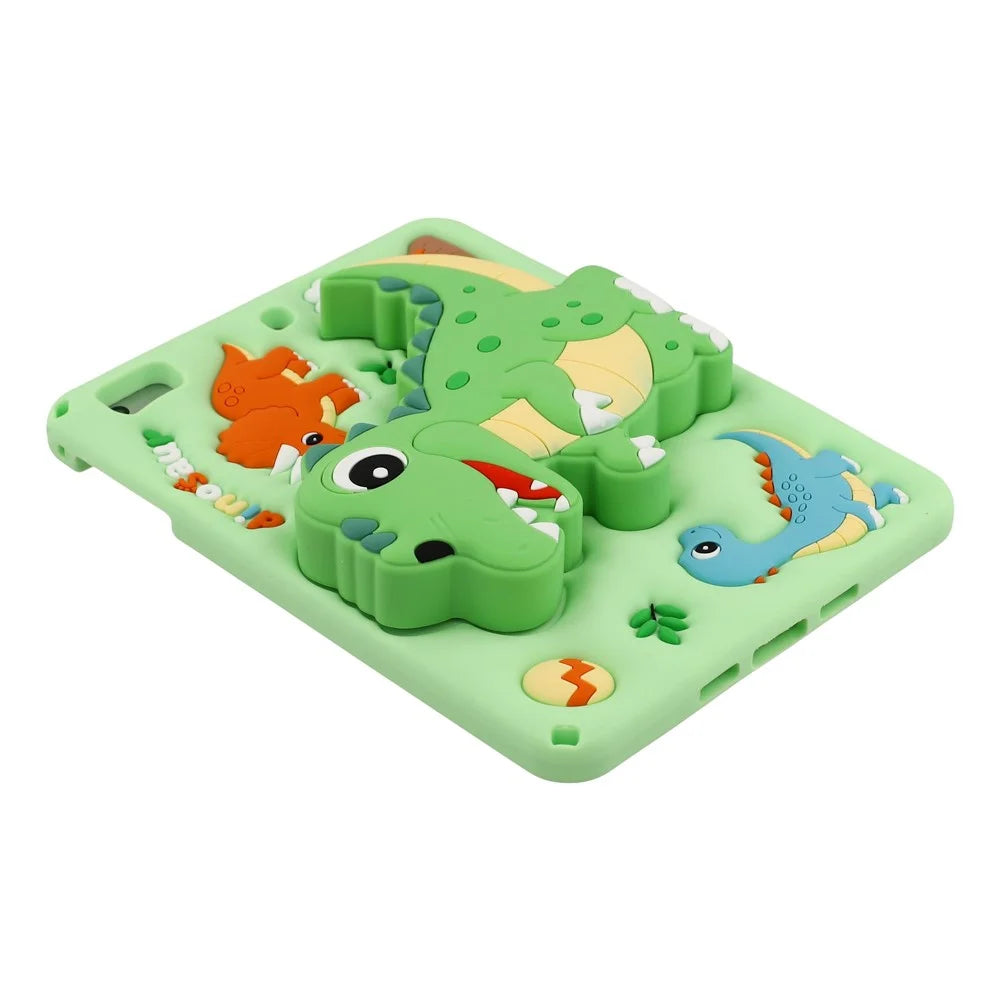Dinosaur Tablet Case for iPad mini (2019) 7.9 inch / mini 4 / 3 / 2 / Mini , Retractable Kickstand Silicone Cover with Shoulder Strap - 6