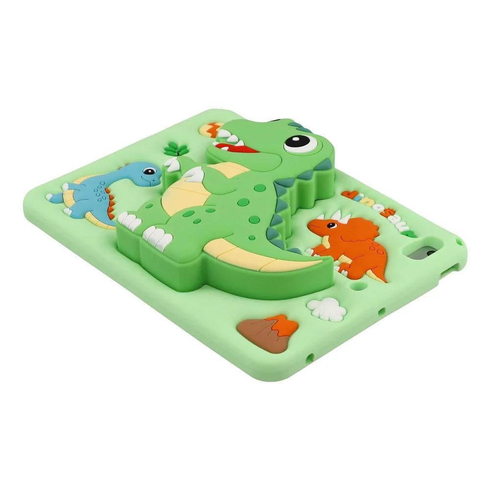 Dinosaur Tablet Case for iPad mini (2019) 7.9 inch / mini 4 / 3 / 2 / Mini , Retractable Kickstand Silicone Cover with Shoulder Strap - 7