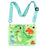 For iPad mini (2024) / (2021) Case Dinosaur Retractable Kickstand Silicone Tablet Cover with Shoulder Strap - 1