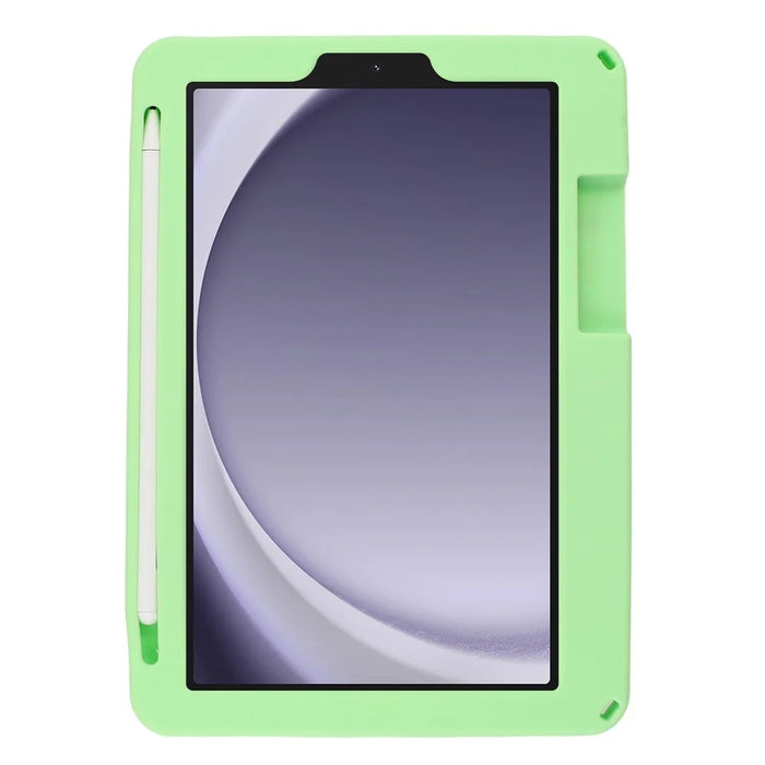 For Samsung Galaxy Tab A11 / Tab A9 Case Dinosaur Retractable Kickstand Silicone Tablet Cover with Shoulder Strap - 3