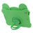 Tablet Case for iPad 9.7-inch (2018) / (2017) / Air 2 / Air (2013) , Rotating Kickstand Cute Frog Design Silicone Cover with Lanyard - 5