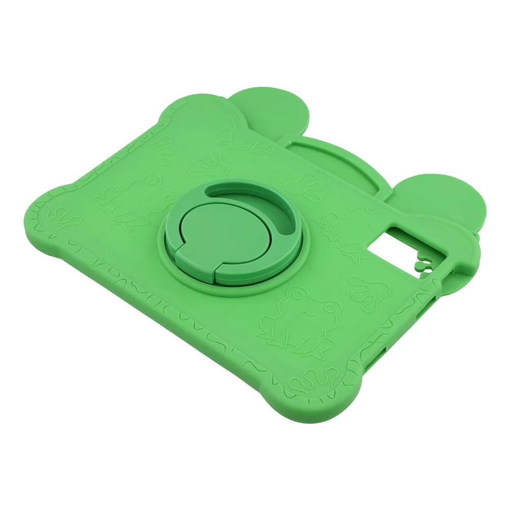 For Lenovo Xiaoxin Pad 11 2025 / 2024 / Tab M11 Case Rotating Kickstand Cute Frog Design Silicone Tablet Cover with Lanyard - 6