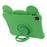 For iPad (2025) / iPad 10.9 (2022) Case Rotating Kickstand Cute Frog Design Silicone Tablet Cover with Lanyard - 5