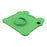For iPad (2025) / iPad 10.9 (2022) Case Rotating Kickstand Cute Frog Design Silicone Tablet Cover with Lanyard - 6