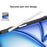 MUTURAL for iPad (2025) / iPad 10.9 (2022) Case Line Texture Leather + PC + TPU Stand Tablet Cover with Pen Slot - Black - 7