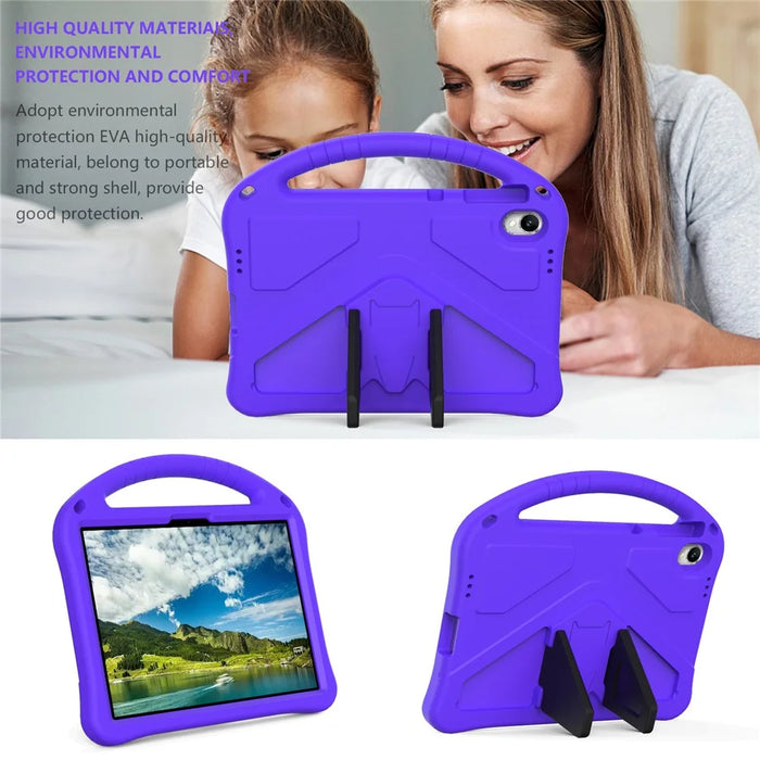 For Walmart Onn 11 inch Core Tablet (2026) Case EVA Tablet Cover with Handle Kickstand Children Friendly - Purple - 4