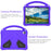 For Walmart Onn 11 inch Core Tablet (2026) Case EVA Tablet Cover with Handle Kickstand Children Friendly - Purple - 5