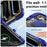 For iPad Pro 11 (2024)  /  Pro 11 (2025) Case Shockproof PC + TPU + Silicone Protective Cover with Shoulder Strap  /  Pen Holder - Navy Blue+Black - 7
