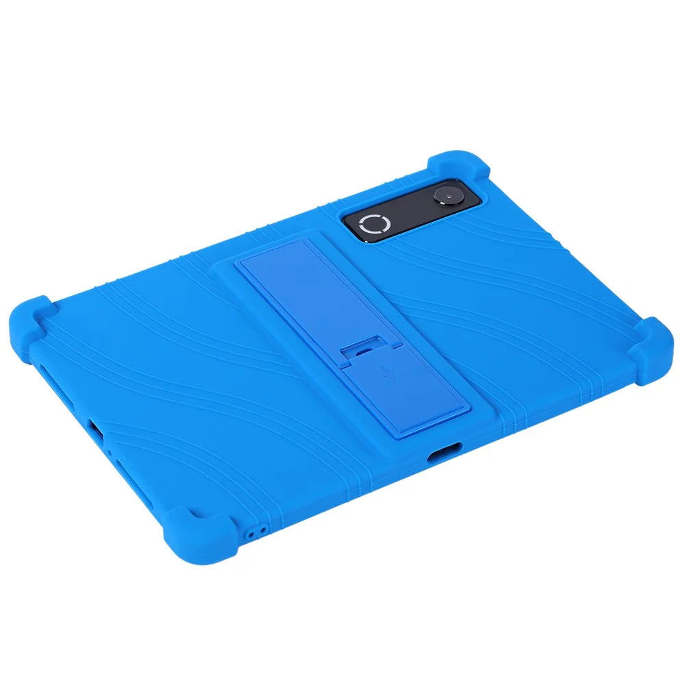 For Lenovo Legion Y900 Tablet Case Adjustable Kickstand Silicone Tablet Protective Cover - Dark Blue - 4