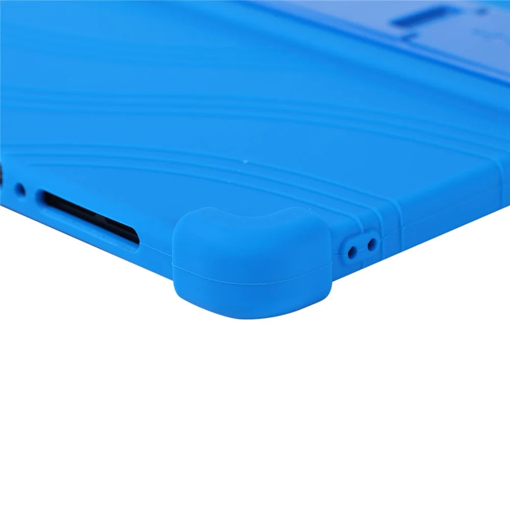 For Lenovo Legion Y900 Tablet Case Adjustable Kickstand Silicone Tablet Protective Cover - Dark Blue - 6