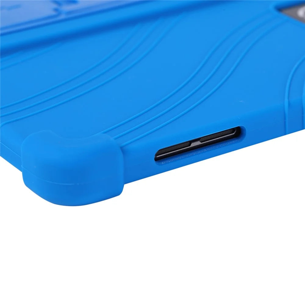For Lenovo Legion Y900 Tablet Case Adjustable Kickstand Silicone Tablet Protective Cover - Dark Blue - 7