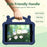 Cartoon EVA Tablet Case for iPad mini (2019) 7.9 inch / mini 4 / mini 3 / Mini 2 / Mini , Kickstand Kid-Friendly Shockproof Cover - Navy Blue - 6