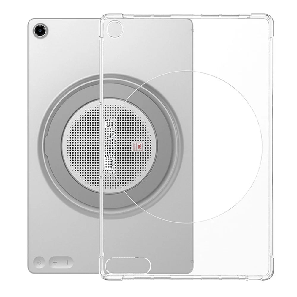 For Lenovo Tab Plus Gen 2 Case Four Corner Shockproof Clear Tablet TPU Cover - Transparent - 1