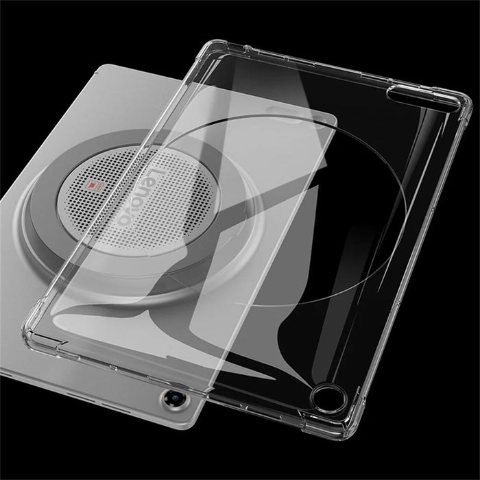 For Lenovo Tab Plus Gen 2 Case Four Corner Shockproof Clear Tablet TPU Cover - Transparent - 5