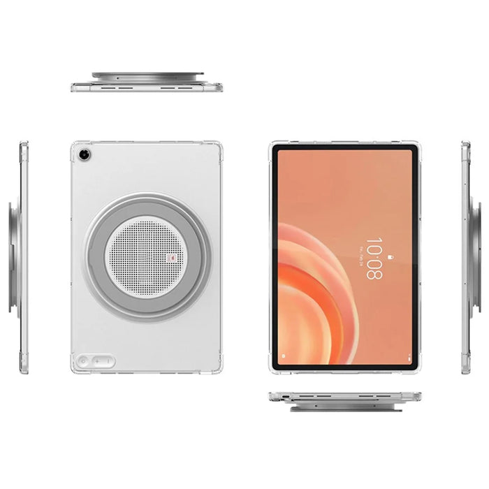 For Lenovo Tab Plus Gen 2 Case Four Corner Shockproof Clear Tablet TPU Cover - Transparent - 6
