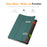 HAT PRINCE for Oppo Pad 5 Pro / OnePlus Pad 4 Trifold Stand Cover ENKAY  PU Leather + PC Tablet Case - Black - 2