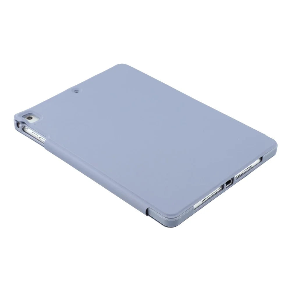 Tablet Case for iPad 9.7-inch (2018) / (2017) / Air 2 / Air (2013) , Y-Fold Stand PU Leather + TPU Shockproof Cover - Purple - 6