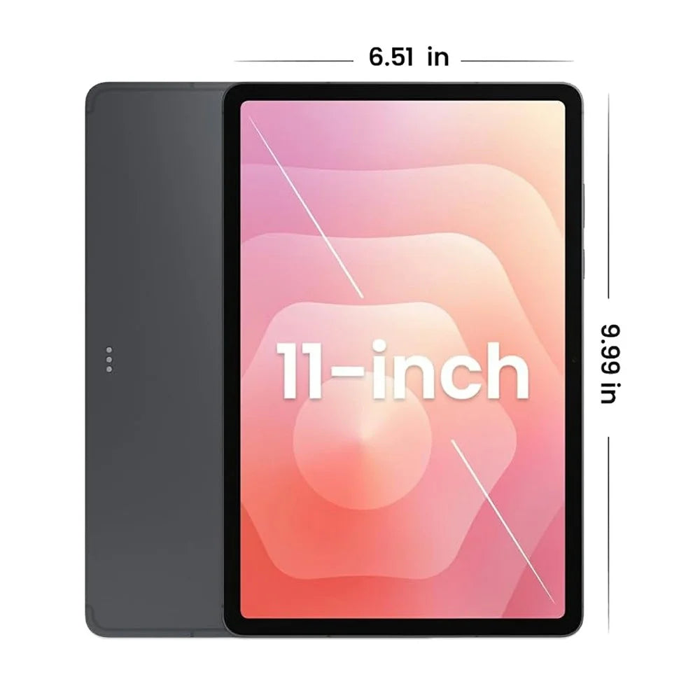 For Samsung Galaxy Tab S11 Tablet Case with Kickstand PC + Silicone Shockproof Protective Cover - Navy Blue+Black - 7