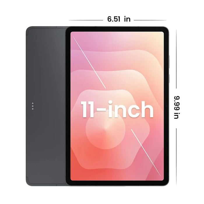 For Samsung Galaxy Tab S11 Case with Kickstand Wrist Strap PC + Silicone Tablet Cover - Navy Blue+Black - 7