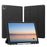 DUX DUCIS for Samsung Galaxy Tab S12+ Case  Domo Series Tri-fold Stand PU Leather Tablet Cover - Black - 2
