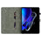For Realme Pad X Card Slot Function PU Leather Tablet Case Cute Tiger Pattern Imprinted Anti-scratch Shell with Stand - Black - 2