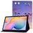 For Samsung Galaxy Tab S6 Lite (2024) / S6 Lite (2022) / S6 Lite (2020) PU Leather Flip Case Pattern Printing Stand Cover - Emoji - 1