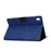 For Lenovo Tab M10 HD Gen 2 X306X Folio Flip Anti-scratch Calf Textured Leather Tablet Case Card Holder Stand Feature Magnetic Protector - Blue - 4