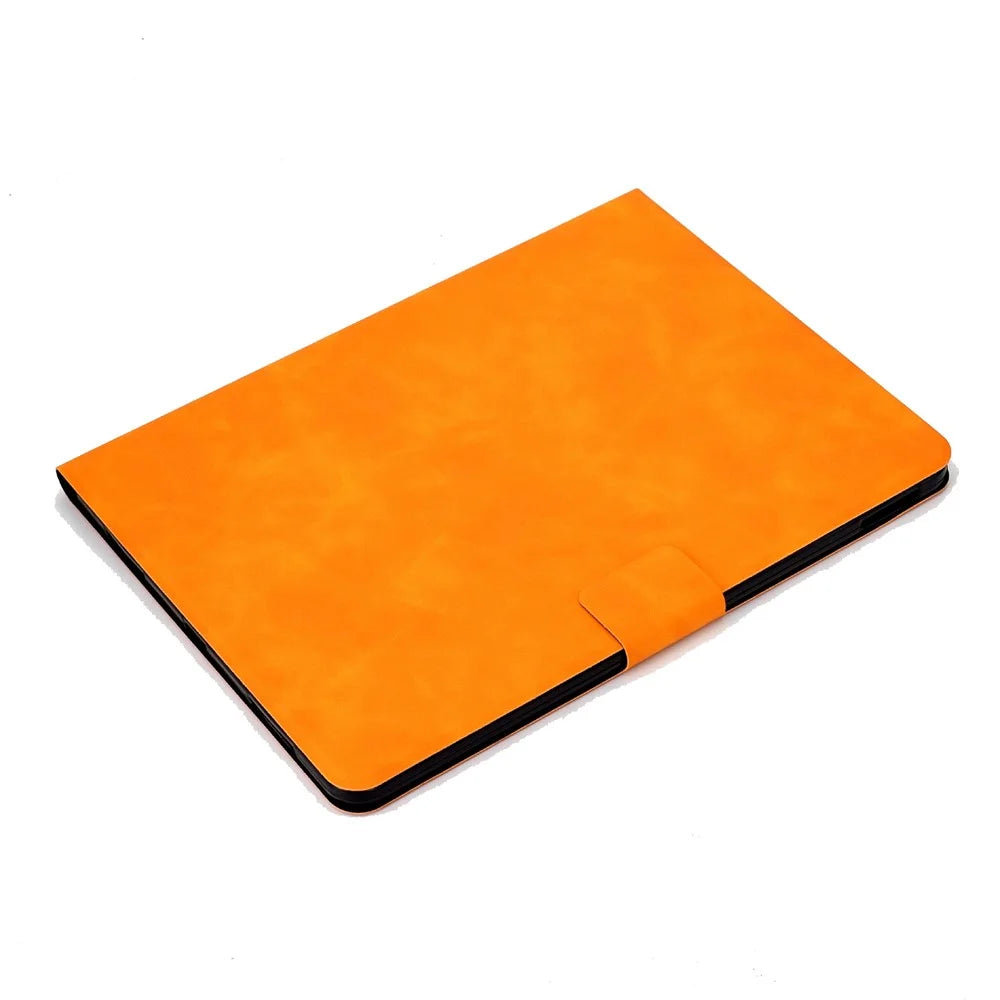 For iPad Air 11 (2026) / (2025) / (2024) / Air (2020) / (2022) / iPad Pro 11 (2022) / (2021) / (2020) / (2018) PU Leather Stand Folio Case Card Holder - Orange - 5