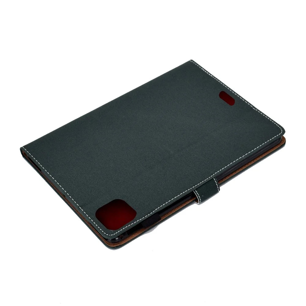 For iPad Air 11 (2026) / (2025) / (2024) / Air (2020) / (2022) / iPad Pro 11 (2022) / (2021) / (2020) / (2018) Tablet Case PU Leather Stand with Cards Holder - Green - 6