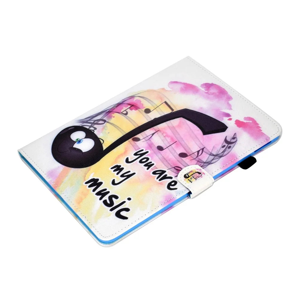 For iPad Air 11 (2026) / (2025) / (2024) / Air (2020) / (2022) / Pro 11 (2022) / (2021) / (2020) / (2018) PU Leather Stand Case - Music - 5