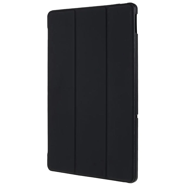 For Lenovo Tab M10 Plus (3rd Gen) / Xiaoxin Pad 2022 10.6 inch Folio Flip Full Protection Leather Tablet Case Inner Honeycomb Design Anti-scratch Cover with Tri-fold Stand - Black - 3