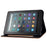 For Amazon Fire 7 (2022) PU Leather Card Holder Tablet Cover Full Protection Case with Stand - Orange - 3