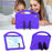 Portable EVA Case for Nokia T20 Shockproof Tablet Cover Anti-Scratch Case with Kickstand - Purple - 3