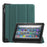 ENKAY HAT PRINCE For Amazon Fire 7 (2022) Tri-fold Stand Tablet Case Auto Wake / Sleep Function PU Leather + PC Protective Cover - Blackish Green - 1