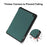 ENKAY HAT PRINCE For Amazon Fire 7 (2022) Tri-fold Stand Tablet Case Auto Wake / Sleep Function PU Leather + PC Protective Cover - Blackish Green - 4