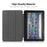 ENKAY HAT PRINCE For Amazon Fire 7 (2022) Tri-fold Stand Tablet Case Auto Wake / Sleep Function PU Leather + PC Protective Cover - Blackish Green - 5