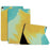 For iPad Air 10.5 inch (2019) / iPad Pro 10.5-inch (2017) Watercolor Pattern PU Leather Tablet Case Foldable Stand Auto Wake / Sleep Protective Cover - Yellow - 1