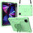 For iPad Pro 11 (2022) / (2021) / (2020) / (2018) / iPad Air (2022) / (2020) Butterfly Shape Kickstand Tablet Case Silicone + PC Shockproof Cover with Shoulder Strap - Matcha Green - 7