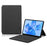 For Huawei MatePad Pro 11 (2022) Leather Case + Touchpad Bluetooth-compatible Keyboard with Backlit - Black - 1