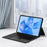 For Huawei MatePad Pro 11 (2022) Leather Case + Touchpad Bluetooth-compatible Keyboard with Backlit - Black - 2